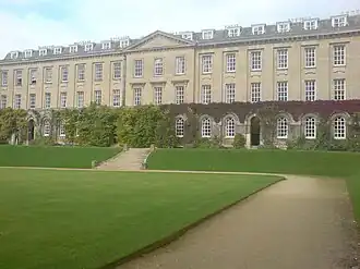 North range of the Quad, the 18th-century Terrace