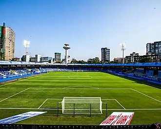 Mumbai Football Arena at the Andheri sports complex stadium