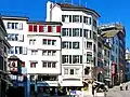 Münzplatz, Glockengasse to the right
