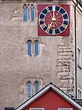 the clock face