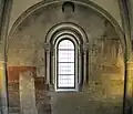 Remains of the fresco inside the apse