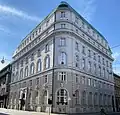 Same building in 2024 following renovation and upwards extension, repurposed as a hotel