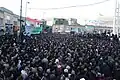Crowd near the mosque in 2010