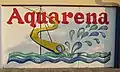 Aquarena swimming pool’s logo