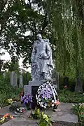 Common grave of World War II soldiers