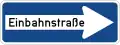 220: One-way traffic pointing Right