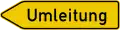 Sign 454-10 Detour or bypass signpost
