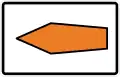 Sign 467.1-10 Existing alternate route or bypass (Autobahn)