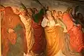 Left Choir: Jesus entering Jerusalem
