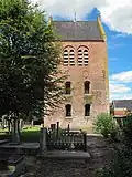 Zuidbroek, clock tower from reformed church