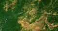 Chetco Bar Fire, 22 July 2017, Sentinel-2 true-color satellite image, scale 1:81,000