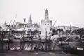 Charles Clifford - El Guadalquivir, la Torre del Oro, Sevilla (ca 1862)