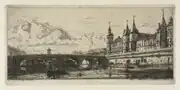 Le Pont-au-Change (The Exchange Bridge), 1854