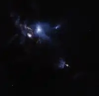 Hubble image of XZ Tauri.[11]