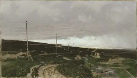 On the coast. Motif from Jaeren, Norway 1879