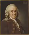 Image 2Carl von Linné, Alexander Roslin, 1775 (oil on canvas, Gripsholm Castle). Linnaeus was a Swedish botanist, zoologist, and physician who formalised binomial nomenclature, the modern system of naming organisms. He is known as the "father of modern taxonomy".